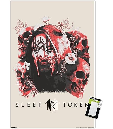 Amazon.com: Razamataz Sleep Token Hypnosis Logo Textile Poster